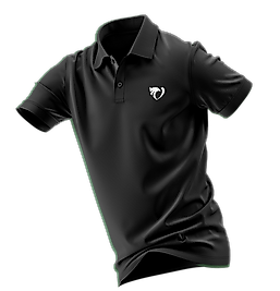 Silver Polo Yaka T.shırt  Siyah