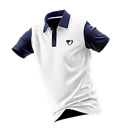 Silver Polo Yaka T.shırt  Beyaz -Lacivert